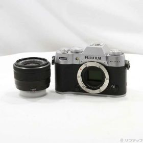 【中古】FUJIFILM(フジフイルム) X-T50 XC15-45mm レンズキット シルバー 【269-ud】