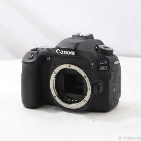 【中古】Canon(キヤノン) EOS 80D ボディ ブラック 【297-ud】