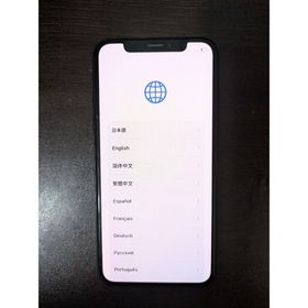 アイフォーン(iPhone)の【ジャンク】iPhone X 256GB スペースグレイ SIMフリー(スマートフォン本体)