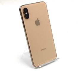 iPhone XS 256GB ゴールド au 白ロム 動作確認済 74%【全額返金保証】【最速発送】