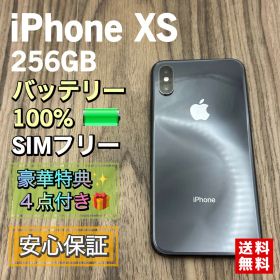 【新品液晶バッテリー】iPhoneXS スペースグレイ 256GB SIMフリー
