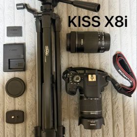 Canon EOS Kiss X8i デジタル一眼レフカメラ 三脚付き