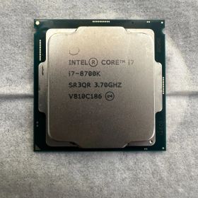 CPU Intel Core i7 8700K 3.7GHz 6コア12スレッド CoffeeLake PCパーツ インテル 動作確認済み