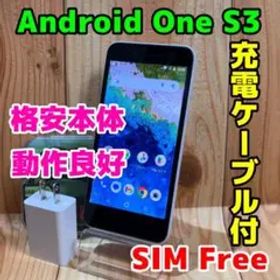 SIMフリー 本体 Android One S3 32 GB 025J ホワイト