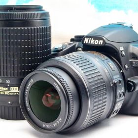 ニコン Nikon D3100⭐️スマホに送れる⭐️ダブルレンズ⭐️安心セット！