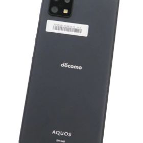 【SHARP】シャープ『AQUOS sense6 / 6.1inch / 64GB / SIMロック解除済 ドコモ / ブラック』SH-54B(K) 2021年11月発売 スマートフォン 1週間保証【中古】