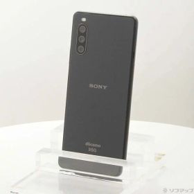 【中古】SONY(ソニー) Xperia 10 III 128GB ブラック SO-52B docomoロック解除SIMフリー 【348-ud】