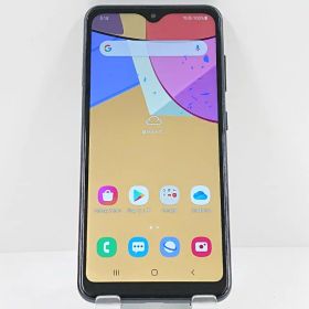 Galaxy A21 シンプル SCV49 au ブラック 送料無料 本体 c17464 【中古】