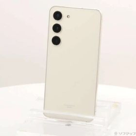 ソフマップ 〔中古品〕 Galaxy S23 256GB クリーム SCG19 au SIMフリー【349】