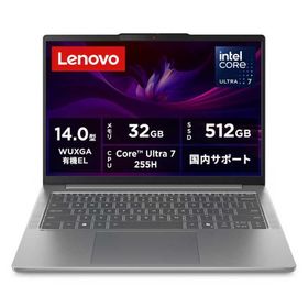 ノートパソコン IdeaPad Slim 5i Gen10 [ 14型 / Win11Home / Core Ultra 7 / メモリ32GB / SSD512GB / Office ] ルナグレー 83NC0006JP