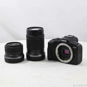 【中古】Canon(キヤノン) EOS R50 ダブルズームキット ブラック 【262-ud】