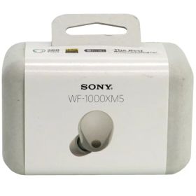 【SONY】【訳あり未使用品】ソニー『ワイヤレスノイズキャンセリングステレオヘッドセット / プラチナシルバー』WF-1000XM5(S) 音響機器 1週間保証【中古】