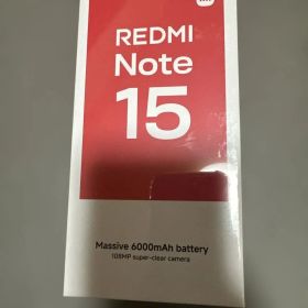 未開封Redmi Note 15 Glacier Blue 6GB/128GB