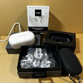 白ボーズ BOSE QUIETCOMFORT EARBUDS ワイヤレスイヤホン