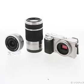〔中古品〕 α6000 ダブルズームレンズキット シルバー ILCE-6000Y〔中古品〕 α6000 ダブルズームレンズキット シルバー ILCE-6000Y