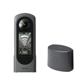 RICOH THETA X 360度カメラ ＋ RICOH レンズキャップ TL-3 セット 【レンズ保護】 【持ち運び】 【底部装着で 送料無料