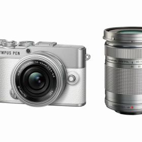 【箱破損 または 箱汚れ品】OLYMPUS PEN E-P7 EZダブルズームキット (ホワイト)