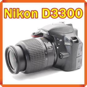 Nikon D3300 一眼レフカメラ スマホ転送 シングルレンズセット 127ｋ2016