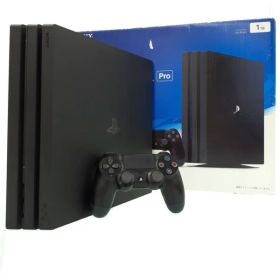【SIE】ソニー『PlayStation4(プレイステーション4) Pro 1TB ジェットブラック』CUH-7000BB01 ゲーム機本体 1週間保証【中古】