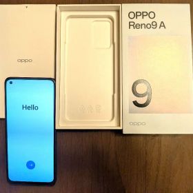 OPPO Reno9 A 箱説明書付 本体セット マットブラック