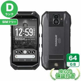 SIMフリー TORQUE G04 ブラック64GB 本体[Dランク] Androidスマホ 中古 送料無料 当社3ヶ月保証