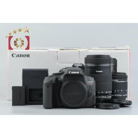 【中古】Canon キヤノン EOS Kiss X9i ダブルズームキット 元箱付き