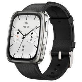 amazfit アマズフィット Active 2 Square 【ブラックレザー】【プレミアム】 SP170075-C01