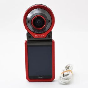 【美品】casio exilim ex-fr100 レッド デジタルカメラ