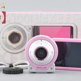 【中古】Casio カシオ EXILIM EX-FR100L ピンク コンパクトデジタルカメラ 元箱付き