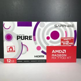 [城東65-063/併売] SAPPHIRE サファイア PURE AMD Radeon RX 7700 XT 12GB GDDR6