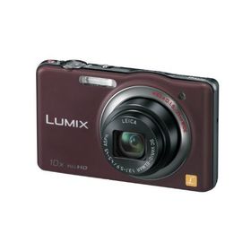 パナソニック デジタルカメラ ルミックスSZ7 光学10倍 ブラウン DMC-SZ7-T(中古品)