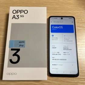 OPPO A3 5G パープル 4GB RAM