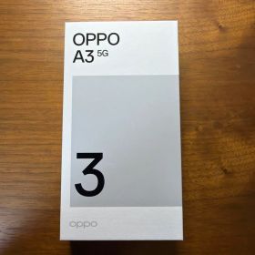 OPPO A3 5G ホワイト 本体
