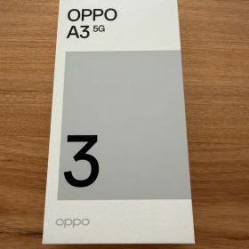 OPPO A3 5G 本体 ホワイト