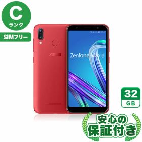 SIMフリー ZenFone Max (M1) ルビーレッド32GB 本体[Cランク] Androidスマホ 中古 送料無料 当社6ヶ月保証