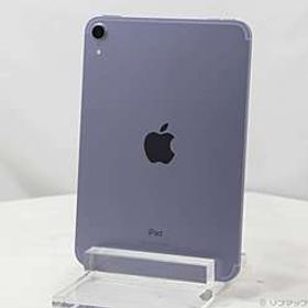 〔中古品〕 iPad mini 第6世代 256GB パープル MK8K3J／A SIMフリー ［8.3インチ液晶／A15 Bionic］〔中古品〕 iPad mini 第6世代 256GB パープル MK8K3J／A SIMフリー ［8.3インチ液晶／A15 Bionic］