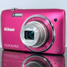 ニコン(Nikon)の【美品】Nikon COOLPIX S3500 ピンク(コンパクトデジタルカメラ)