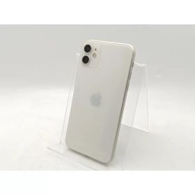 【中古】Apple au 【SIMロック解除済み】 iPhone 11 64GB ホワイト MWLU2J/A【津田沼】保証期間1ヶ月【ランクB】