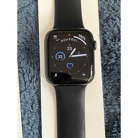 アップルウォッチ(Apple Watch)の美品 Apple Watch series5 44mm GPS ブラック(腕時計(デジタル))