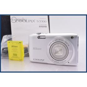 ニコン Nikon COOLPIX S3300 6x 元箱、バッテリー、充電器、取扱説明書付属 同梱無料 #mj8142(コンパクトデジタルカメラ)