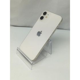 【中古】Apple SoftBank 【SIMロック解除済み】 iPhone 12 mini 128GB ホワイト MGDM3J/A【札幌】保証期間１週間【ランクC】
