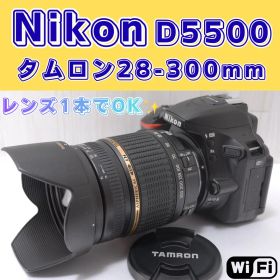 ✨レンズ1本でOK✨Nikon D5500 28-300mm スマホ転送 高倍率