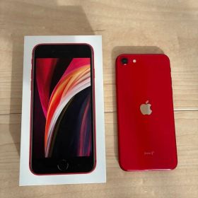 美品Apple iPhone SE 第2世代レッド本体128GB SIMロック無