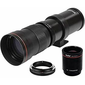 ハイパワー 420-1600mm f/8.3 HD マニュアル望遠レンズ Nikon D500 D600 D610 D700 D750 D800e D810 D810a D850 D3400 D5000 D5100 D520 0, D53(レンズ(単焦点))