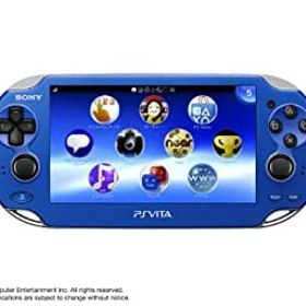 【中古】PlayStationVita Wi-Fiモデル サファイア・ブルー (PCH-1000 ZA04) （メーカー生産終了）