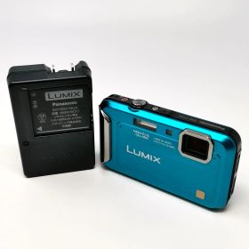 パナソニック LUMIX DMC-FT20 ブルー 動作確認済み デジカメ デジタルカメラ 管理番号ARCANKO319