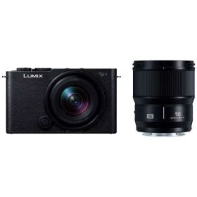 パナソニック Panasonic LUMIX S9 広角ズームレンズ・単焦点レンズキット ミラーレス一眼カメラ ［ズームレンズ＋単焦点レンズ］ ジェットブラック DC-S9W-K