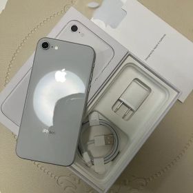 ★超美品★iPhone8★バッテリー100%シルバー ☆SIMフリー☆箱&備品付