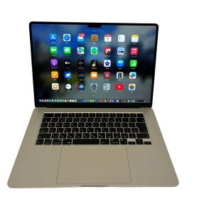 Apple MacBook Air 15.3インチ MQKU3J/A Apple M2 8GB SSD 256GB スターライト 充放電回数56回 ノートパソコン 動作確認済 【中古】 12601R17