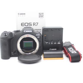 ショット数5000枚以下！■ほぼ新品■ CANON キヤノン EOS R7 ボディ ♯12007